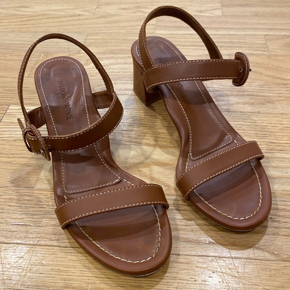 Marion Parke Strappy Sandal Heels - Picture 2 of 7